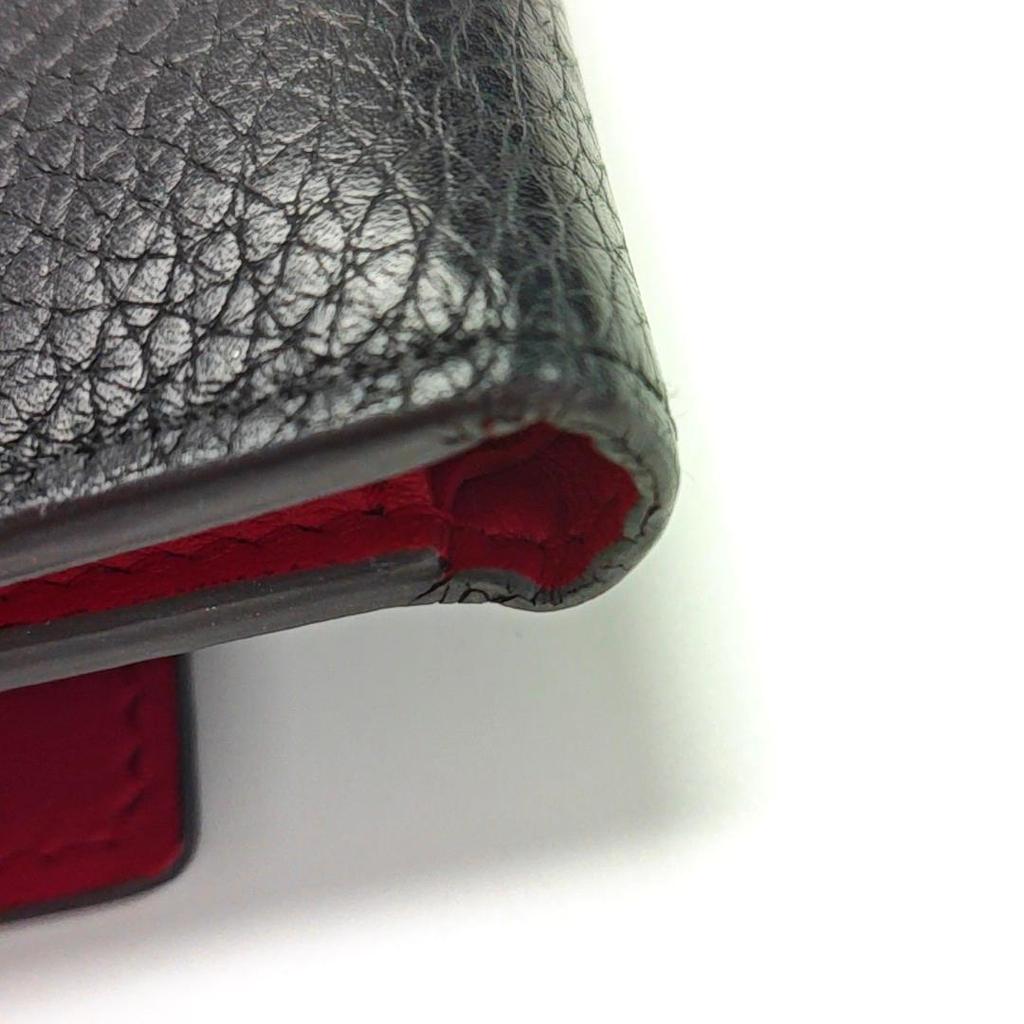[Pre-Owned] Louis Vuitton Capucines Compact Wallet 'Black Taurillon Leather' - Good #1T15QW5