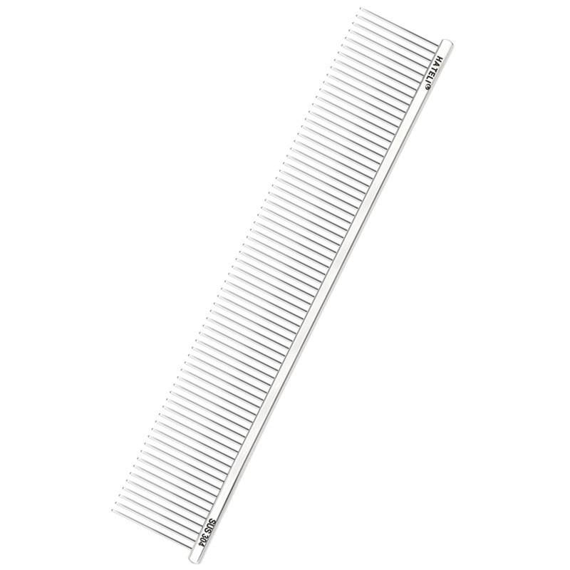 Stainless Steel Pet Grooming Comb Long Hair Cats Dogs Detangling Shedding Removal Fine Coarse Teeth