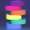 6Rolls Uv Reactive Tape Blacklight Fluorescent Tape Glow In The Dark Neon Gaffer