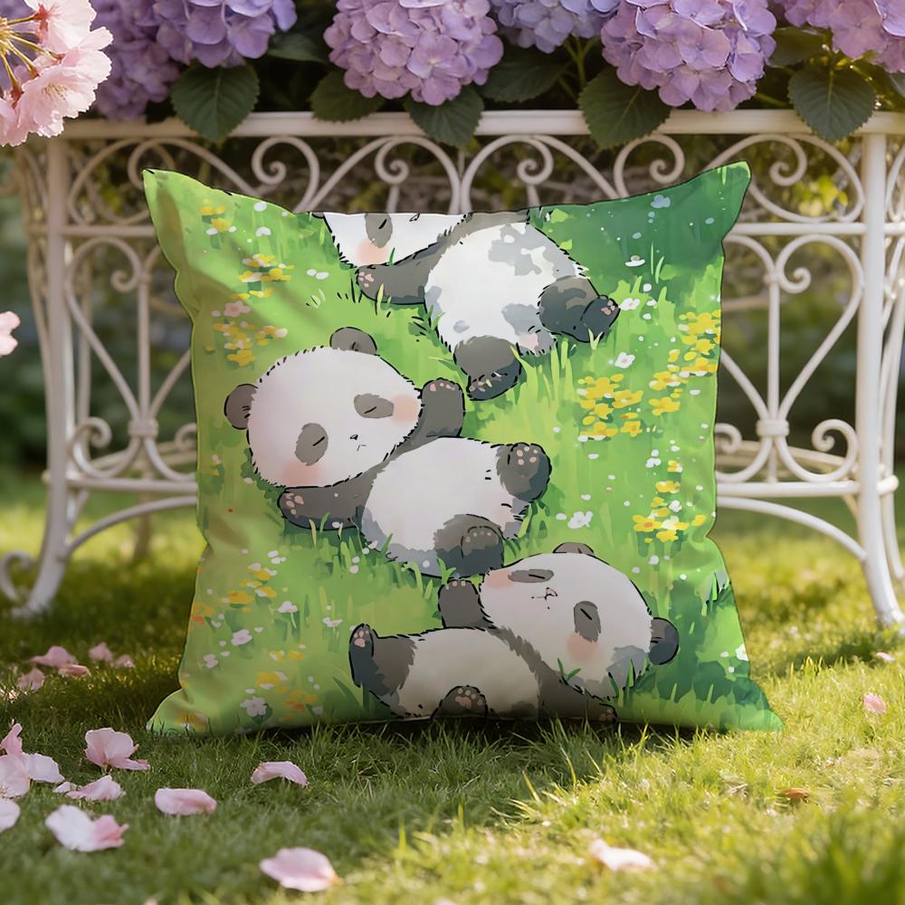 Cartoon Drawing Animal Cushion Cover Home & Car Dual-Scene Pillow Cover: Reversible for Premium Comfort