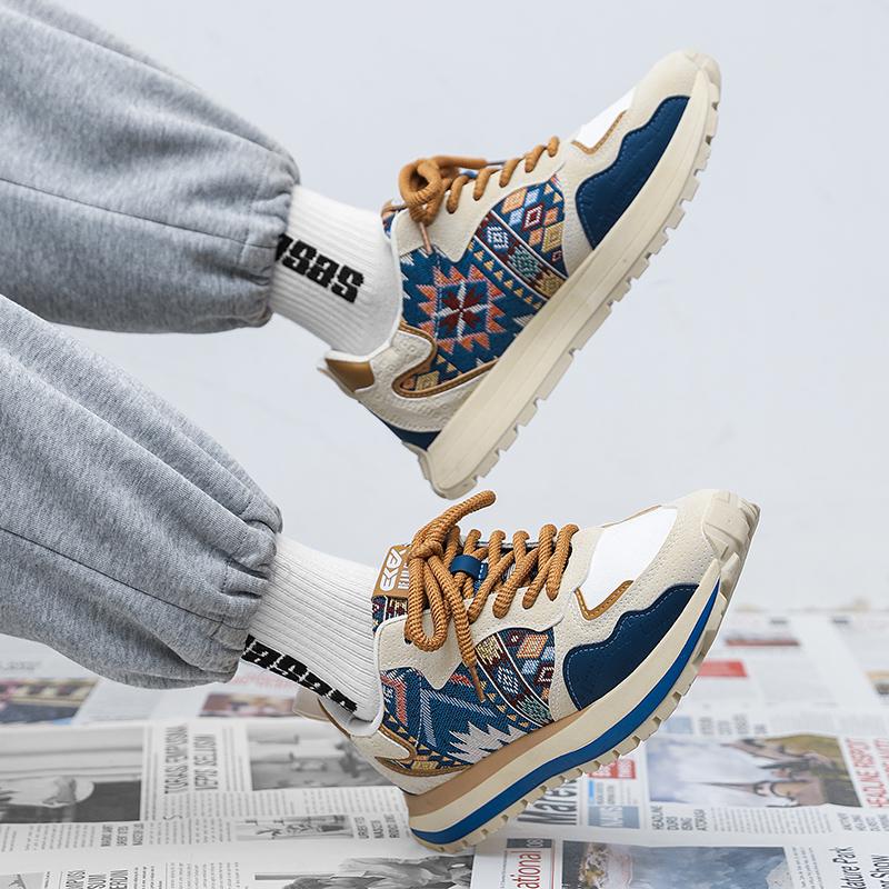 Pánské boty Tenisky Pánské tenisky Luxusní boty Pánské ležérní Trenér Závody Prodyšné módní povaleče na běhání Boty pro muže