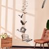 Wall Decal PVC Waterproof Self-Adhesive Strong Stickiness Removable Book Sticker Mural Window Door Decoration