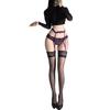 Aurora Shiny Lace Garter Stockings - Ultra-Thin Sexy Pantyhose for Women