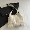 Bag Women's 2025 New Tassel Bag Shoulder Bag Large Capacity Underarm Tote Bag