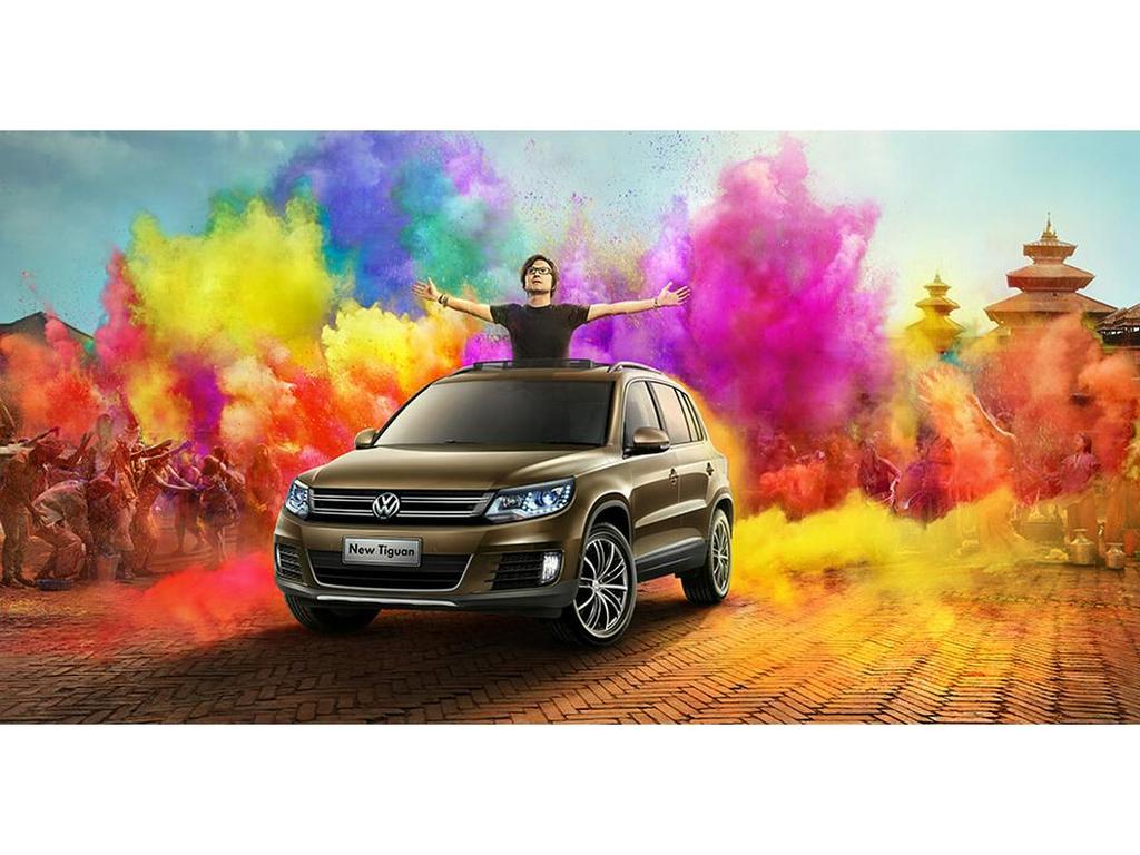 Otai Door Side Trim Anti-Scratch Sticker for 2009-2017 Volkswagen Tiguan