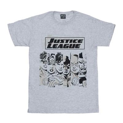 DC Comics Mens Justice League Stripes T-Shirt