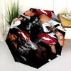 1 PC Automatic Folding Umbrella - The Vampire Pattern, Portable & Foldable Design with 8 Ribs, Christmas Birthday Gifts