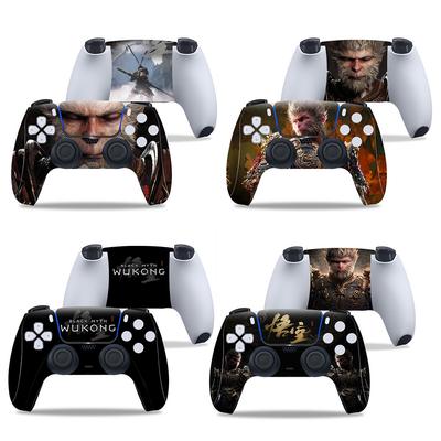 Para Controle PS5 Black Myth Wukong Adesivos Protetores Vinil à Prova de Poeira Adesivos Wukong Adesivos Decalque Capa para PlayStation 5