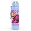 1PC Cowgirl Western Boots 750ml Color Plastic Sports Water Bottle Leakproof Flip Straw Lid Suitable for Sports Office Home Use