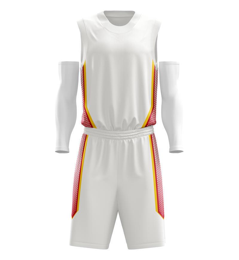 

Быстросохнущие дышащие баскетбольные формы для детей и взрослых - Летние тренировочные майки с принтом 120 белый