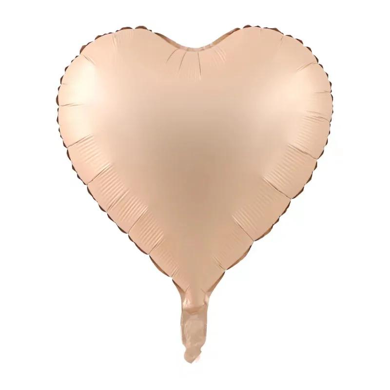 Palloncini Foil Cuore Oro Rosa 18 pollici Gonfiabili Elio Palloncini Decorazione Matrimonio Festa di Compleanno Palloncino Forniture Baby Shower