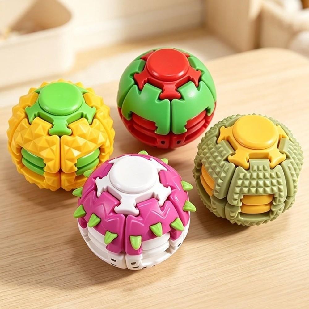 Stress Relief Press Rotate Ball Antistress Fidgets Ball Creative 3D Printed Ball Christmas