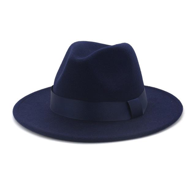 Hoaree Purple Wool Felt Jazz Fedora 