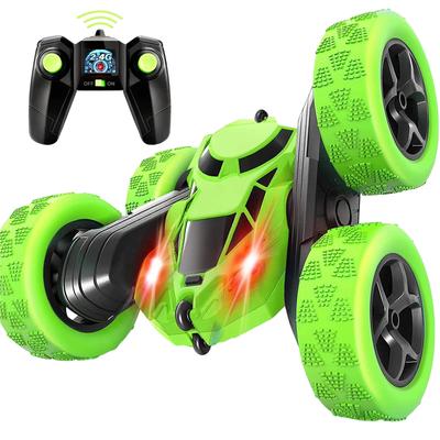 Tailtango Fernbedienung Auto für USB-Aufladung Stunt-Auto Rotierender RC-LKW 4WD Antrieb Drift Rennauto Geburtstagsgeschenk für Jungen und Mädchen Kinder, Typ-C