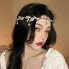 Creative Shape Fashion Gifts Elf Crown Eyebrows Heart-Shaped Ethnic Forehead Orientals Gentle Elegant Headband Birthday Gift
