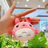 Japanese Style Cute Totoro Plush Keychain - Cartoon Stuffed Doll Pendant Keyring