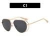 Double Beam Toad Hollow Sunglasses Fashion Pilot 2026 New Sunglasses Anti UV Sunglasses for Women