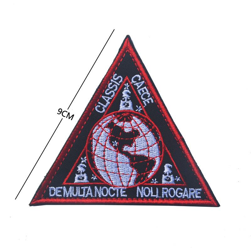 Taifeng Ghost Mask Velcro Embroidered Patches for Call of Duty Morale