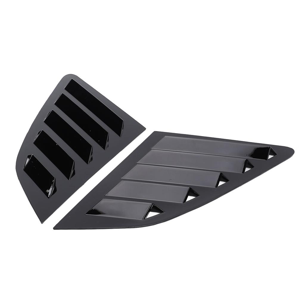 2 ks Zadní boční okenní žaluziový kryt Levý Pravý Zadní okno Větrací otvor Lopatka Kryt žaluzie Slepý Náhradní díl pro 8V Hatchback 2014-2020