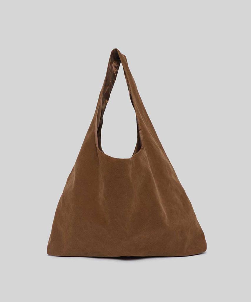 Studio Salt Classic Suede Shoulder Bag_Camel