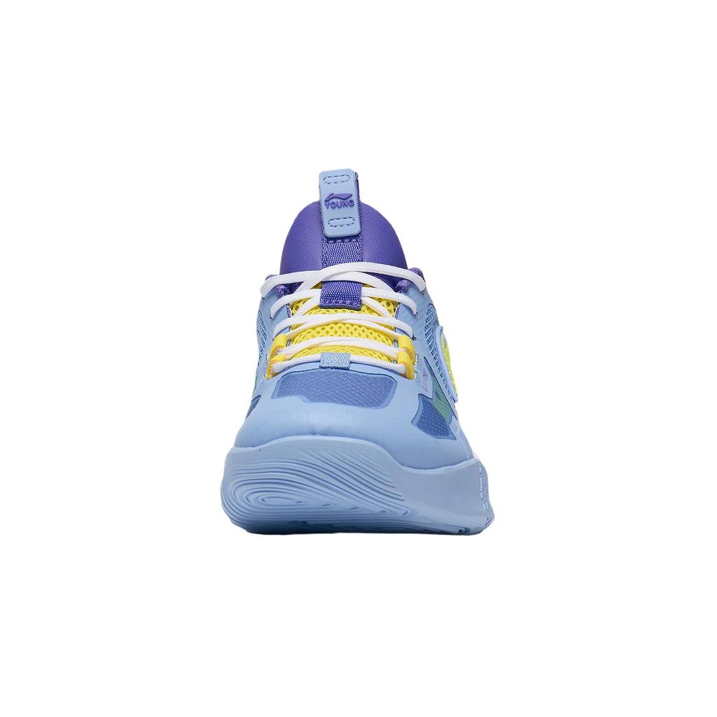 Li Ning Teen Shadow Lightweight Basketball Shoes Kids Sneakers Blue Purple YKBT054-7