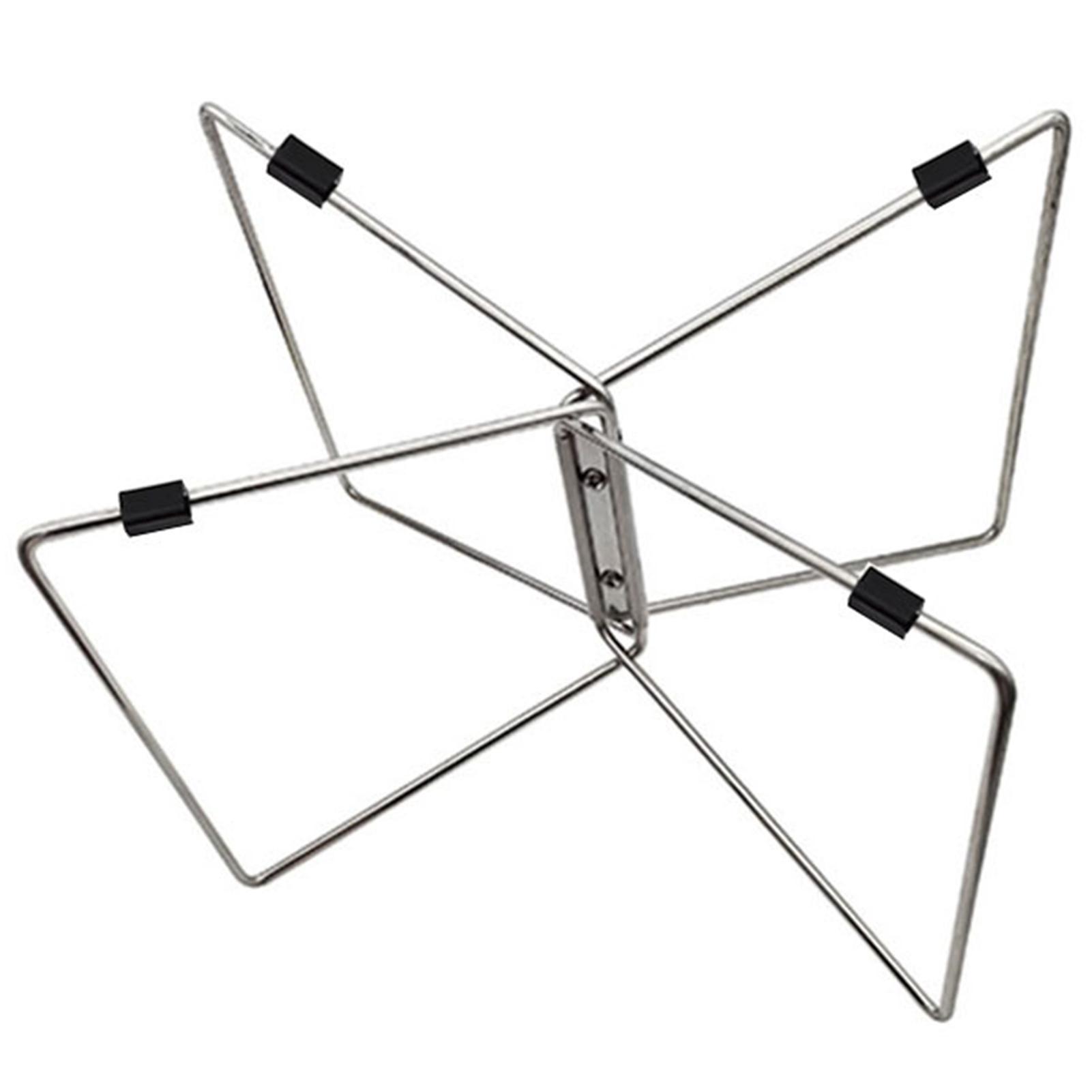 

Camping Storage Stand Anti-Rust Stable Suitcase Rack For Outdoor серебряный