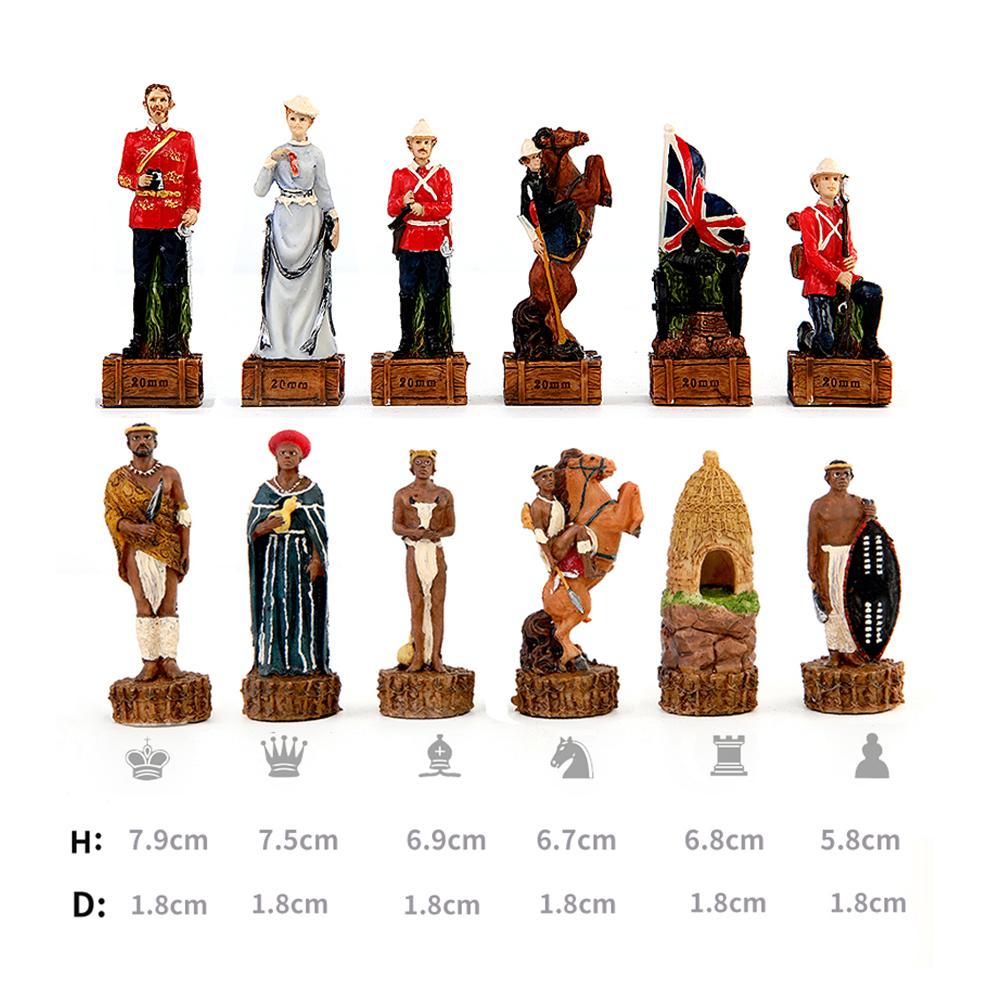 Luxury Chess With 3D Character Design, International Deluxe Chess Set For Chess Lovers And Collectors Puzzle Board Game Card Toy