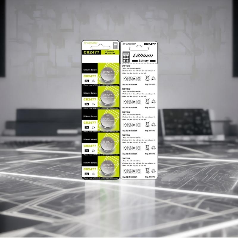 10/5Pcs CR2477 Button Cell Batteries High Performances 3V Power for Electronics Toys and Remote Controls Watches
