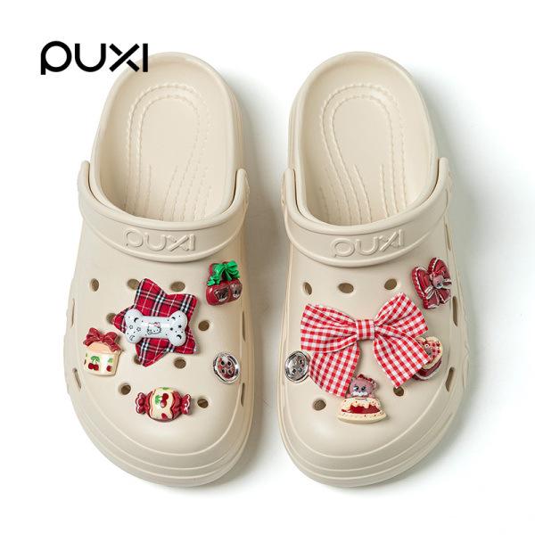 Men's EVA Non-Slip Thick Sole Closed-Toe Summer Outdoor Slippers