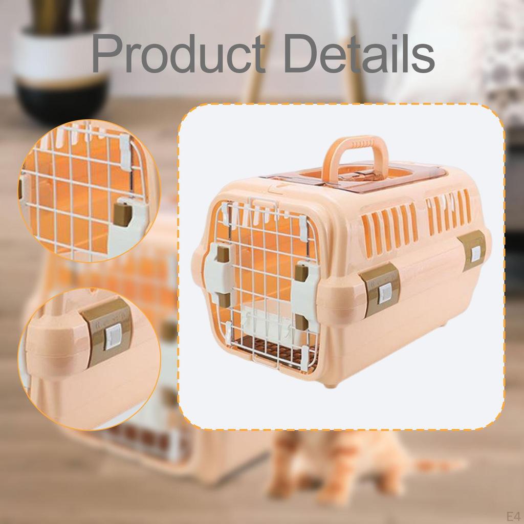 Cat Carrier Cage Comfort Multifunction Ventilation Pet Supplies Breathable Dog Crate Carrying Case