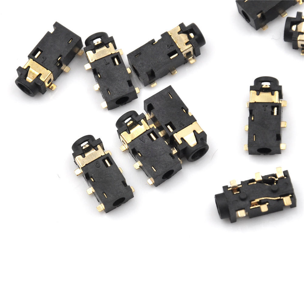10Pcs 2.5Mm Connettore Audio Femmina 6 Pin Smt Smd Jack Per Cuffie Stereo  Pj242 acquista in modo economico — spedizione gratuita, recensioni reali con  foto — Joom