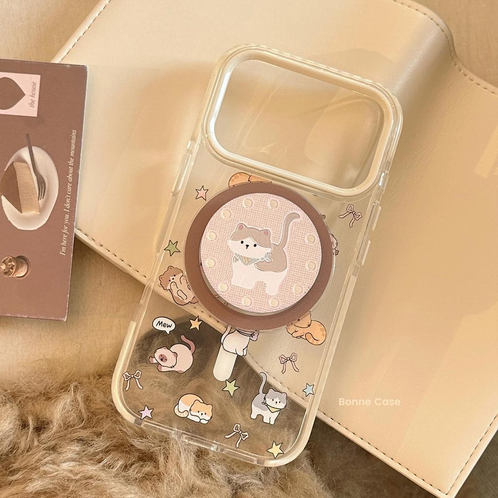 Cute Cat Phone Case for iPhone 16, iPhone 17, and iPhone 17 Pro Max