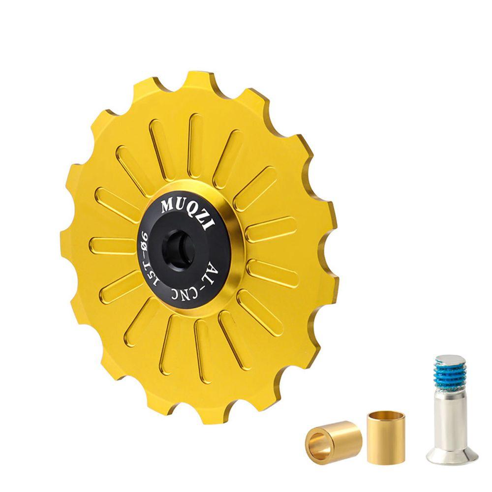 

Part Derailleur Repair Kit Ceramic Pulley Rear Derailleur Rear Derailleur MTB Ceramic Bearing gold-15T