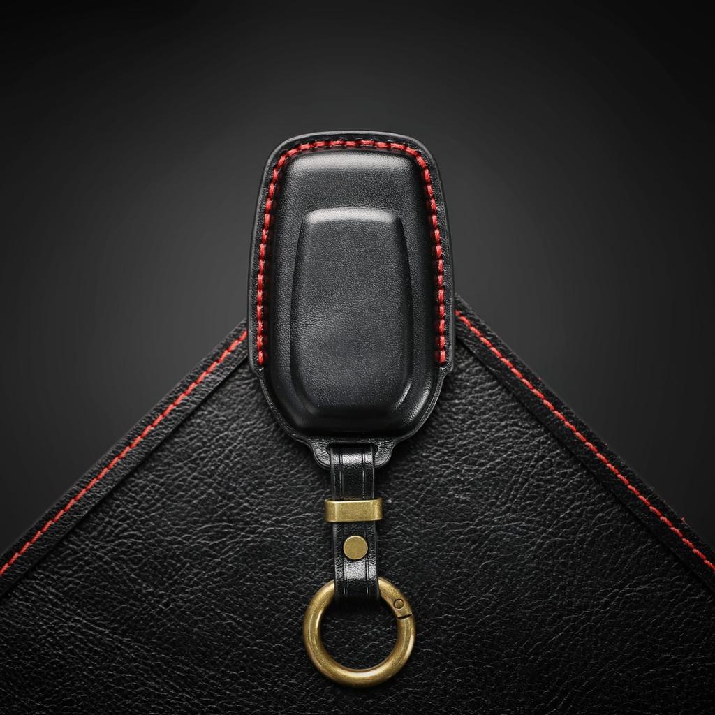 [smasol] Premium Genuine Leather Smart Key Cover Case for New Alphard (40 Series, 30 Series, Late Model VOXY90, Noah, 90 Series), and Vellfire (Alphar