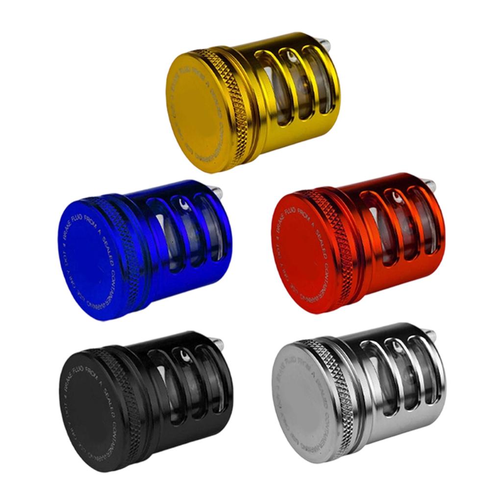 Motorbike Accessories Motorcycle Aluminum Brake Fluid Reservoir Oil Cup Universal Rustproof Cylinder Oil Cup