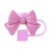Bow Straw Cover Silicone Straw Covers Cap For 30&40 Oz Tumblers Reusable Straws Cute Tumbler Straw Topper Accessories