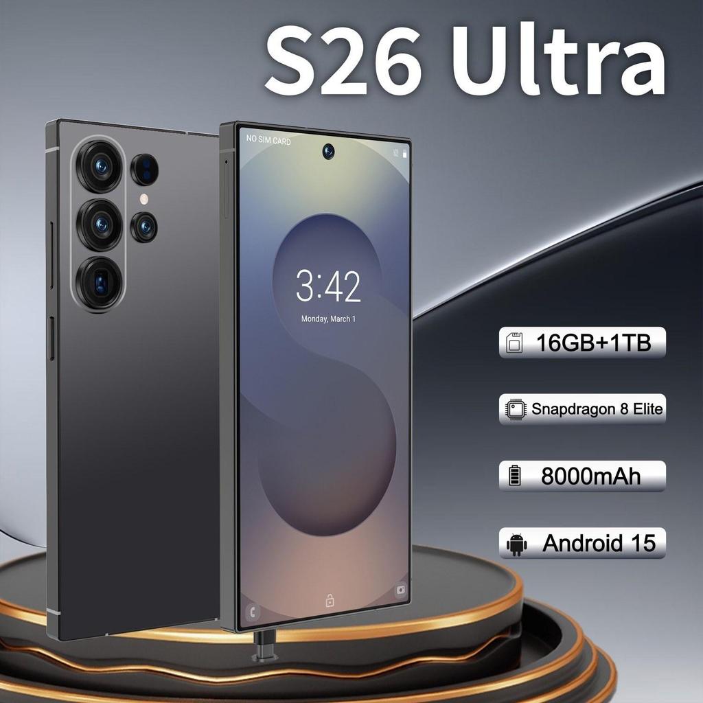 2026 S26Ultra: Android Smartphone with Large Screen & Built-in Pen