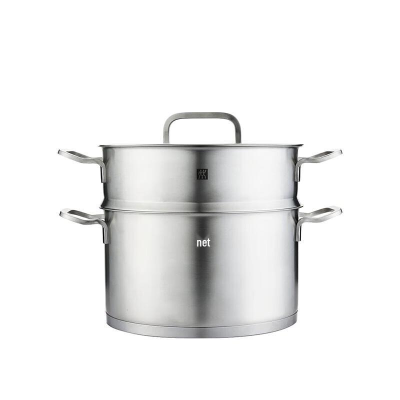 Zwilling Moment Deep Pot with Steamer Set 24cm