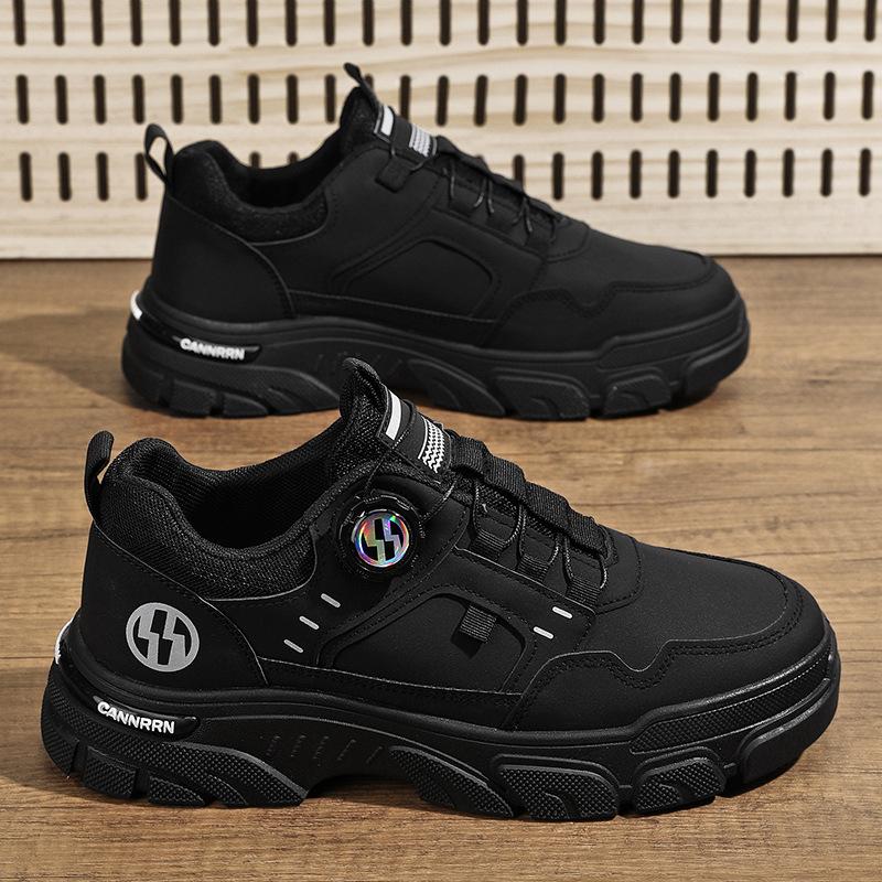 Autumn New Breathable Tooling Shoes Men's Trend Versatile Martin Boots Men's Outdoor Casual Board Shoes Xiaobai