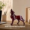 Glossy Resin Wolf Ornament Elegant Table Centerpiece Originality