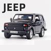 1:32 Lada Jeep Vintage Car Model Alloy Car Diecast Model Sound And Light Pull Back Toys Collection Children Birthday Toy Gift