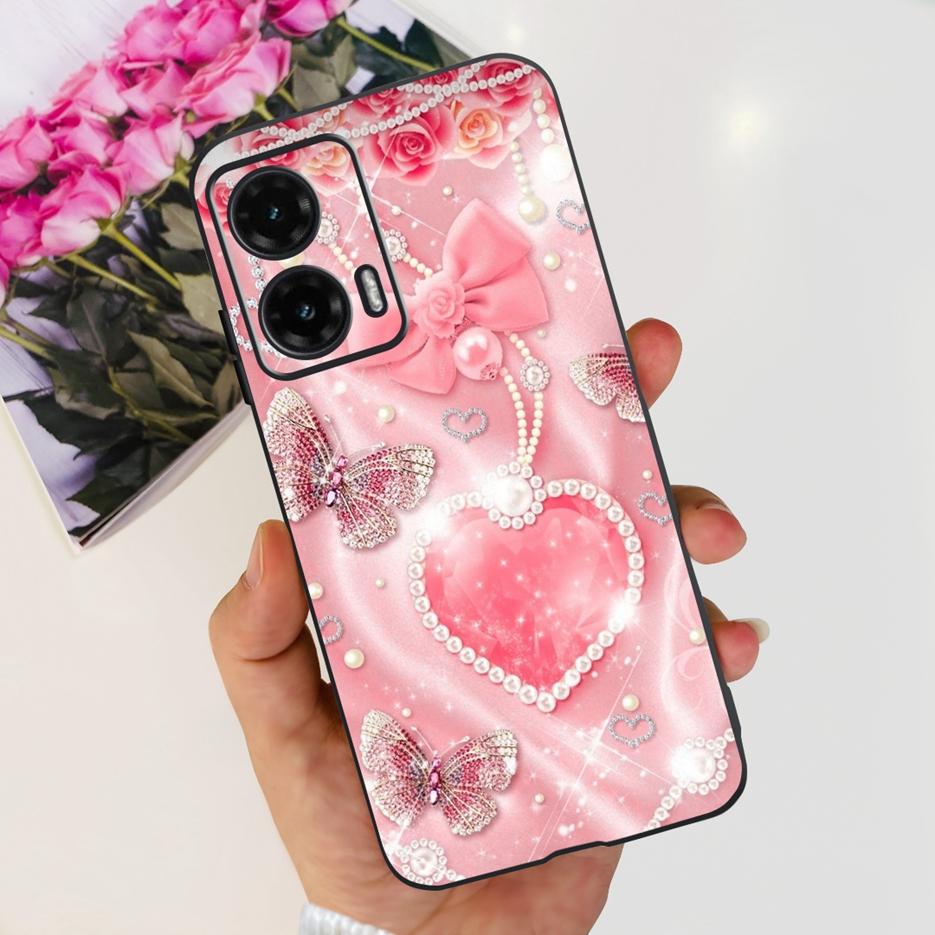 For Motorola Moto G35 G55 G85 Case Cute Painted Cover Matte Phone Case For Moto G85 G 35 G55 MotoG35 MotoG55 MotoG85 Soft Fundas