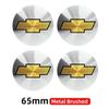 4 pezzi 56mm 60mm 65mm Tappo Coprimozzo Ruota Auto 3D Per Chevrolet Emblema Logo Adesivo Coprimozzo Accessori Styling Auto