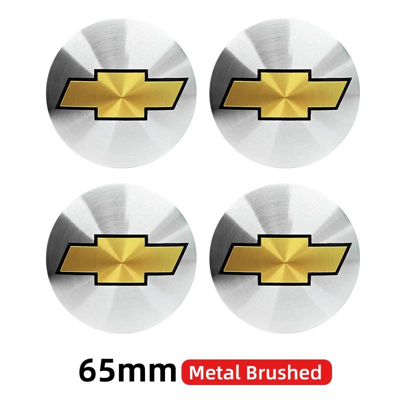 4 pezzi 56mm 60mm 65mm Tappo Coprimozzo Ruota Auto 3D Per Chevrolet Emblema Logo Adesivo Coprimozzo Accessori Styling Auto