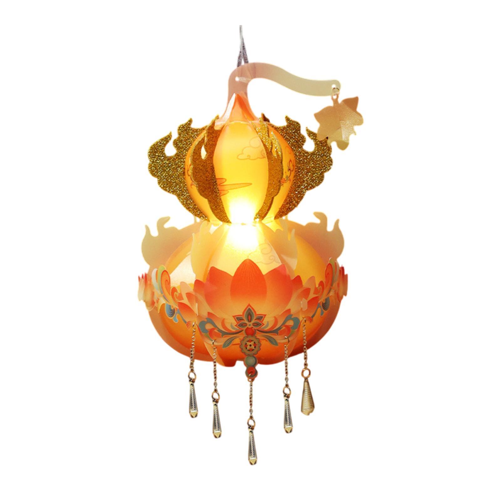 Chinese New Year Lantern Material Kit DIY for Birthday Party New Year оранжевый