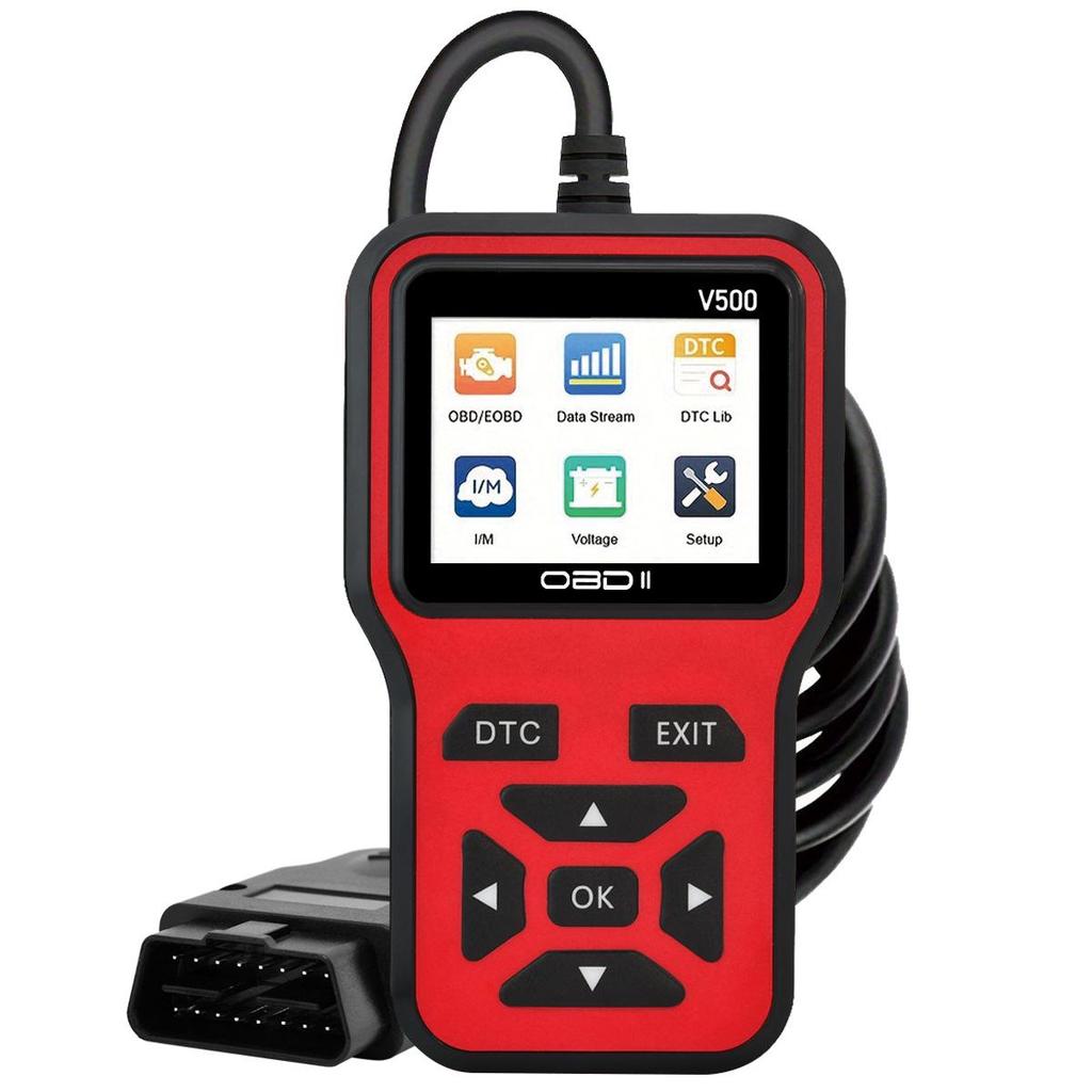 V500 Strumento Diagnostico Auto Universale OBD2 con Schermo per Rilevamento e Decodifica Precisa dei Guasti