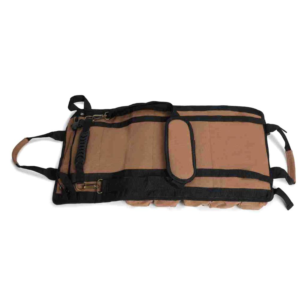 MultiPurpose Canvas Tool Bag Roll UP Tool Bag Tool Organizers with Multiple Pockets for Efficient Storage Easy Access