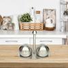 Stainless Steels Kitchen Seasoning Bottle Set Peppers Bottle Holder Condiment Box With Stand Cooking Seasoning Bottle