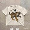 Tričko s jaguárem inspirované vintage Retro grafické tričko s přírodním motivem Trendy zvířecí unisex tričko