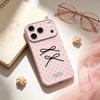 The bow tie method is suitable for Apple 16/17PM anti-drop new 17/16PRO creative iPhone15 mobile phone case.